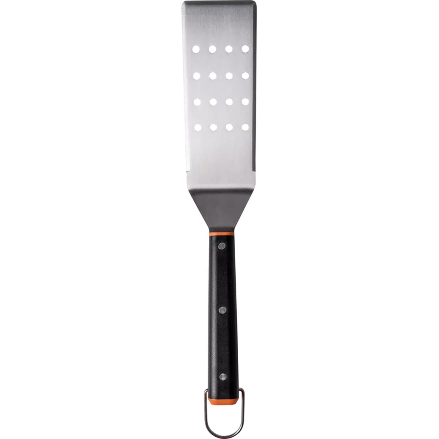 Traeger Flatrock 2 Zone Propane Griddle 4 Pc Bundle - Slotted Spatula - White Background thumbnail