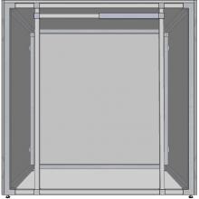 Universal 36-Inch Ready To Finish BBQ Island Refrigeration Appliance Cabinet image