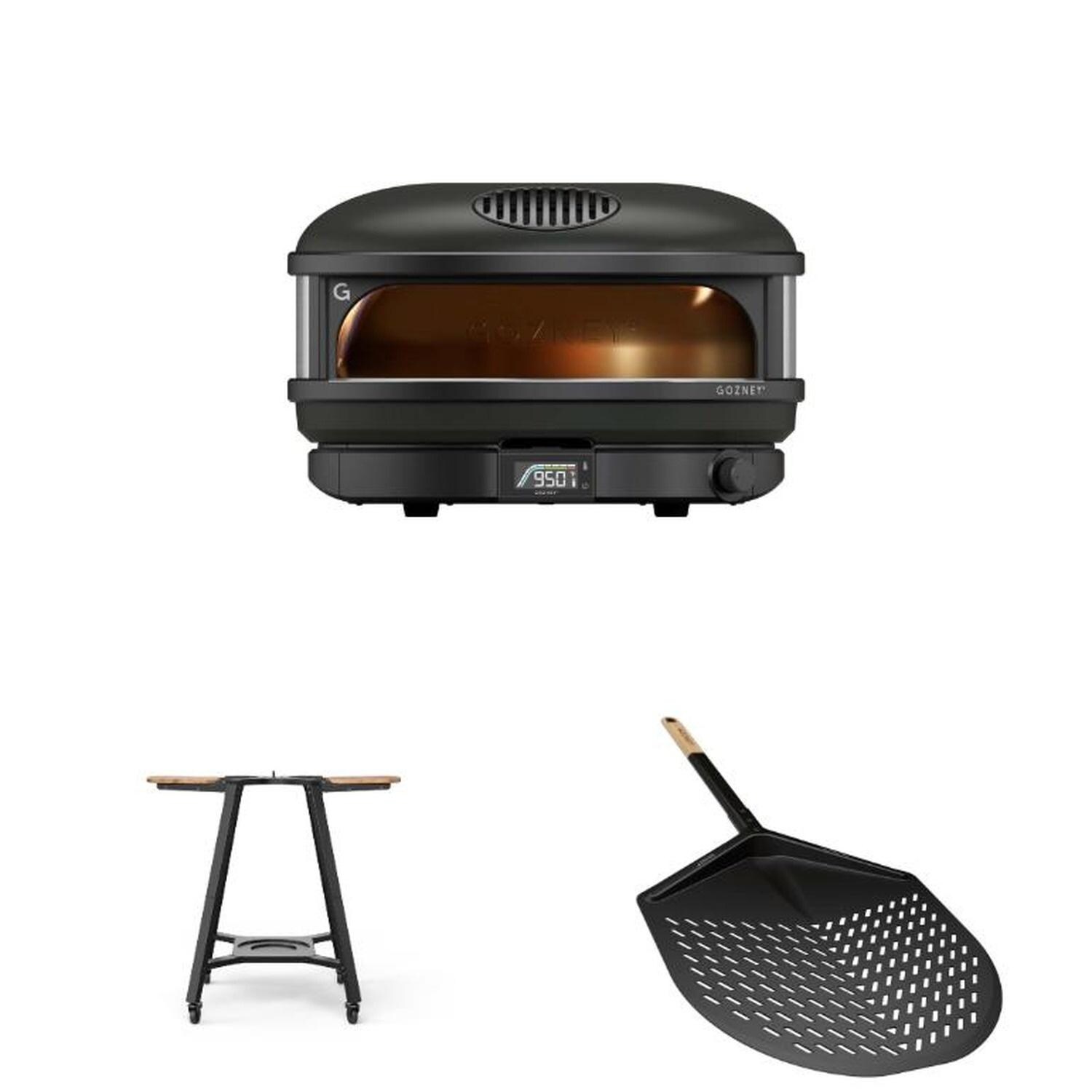 Gozney GAPOBUS1624 Black Arc XL Propane Pizza Oven Essentials Bundle - Included Components - White Background thumbnail