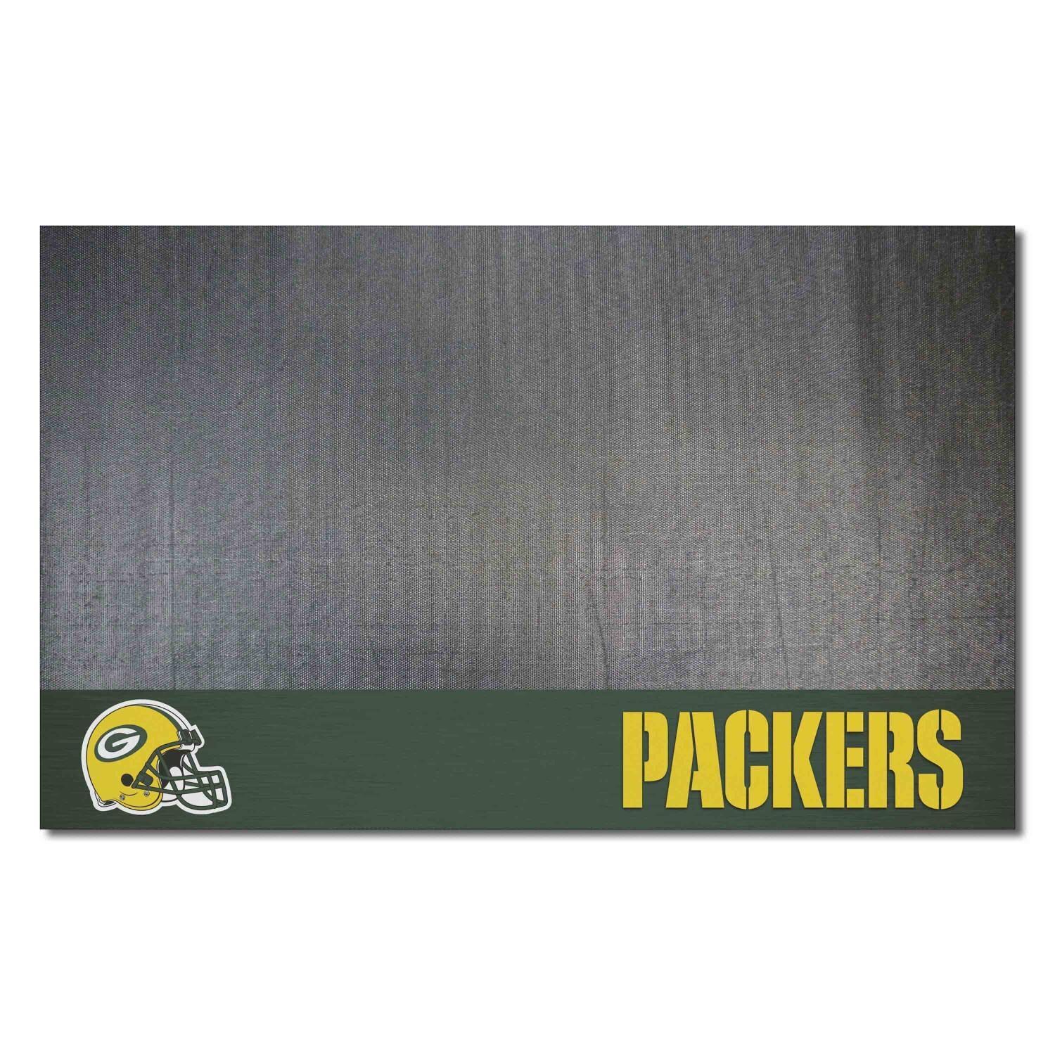 FANMATS 12185 Green Bay Packers Grill Mat - White Background thumbnail