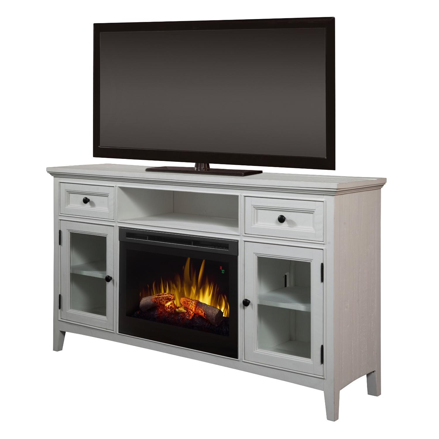 Dimplex Sophia 62-Inch Electric Fireplace Media Console - Realogs - Ivory - GDS25L5-4400IV thumbnail