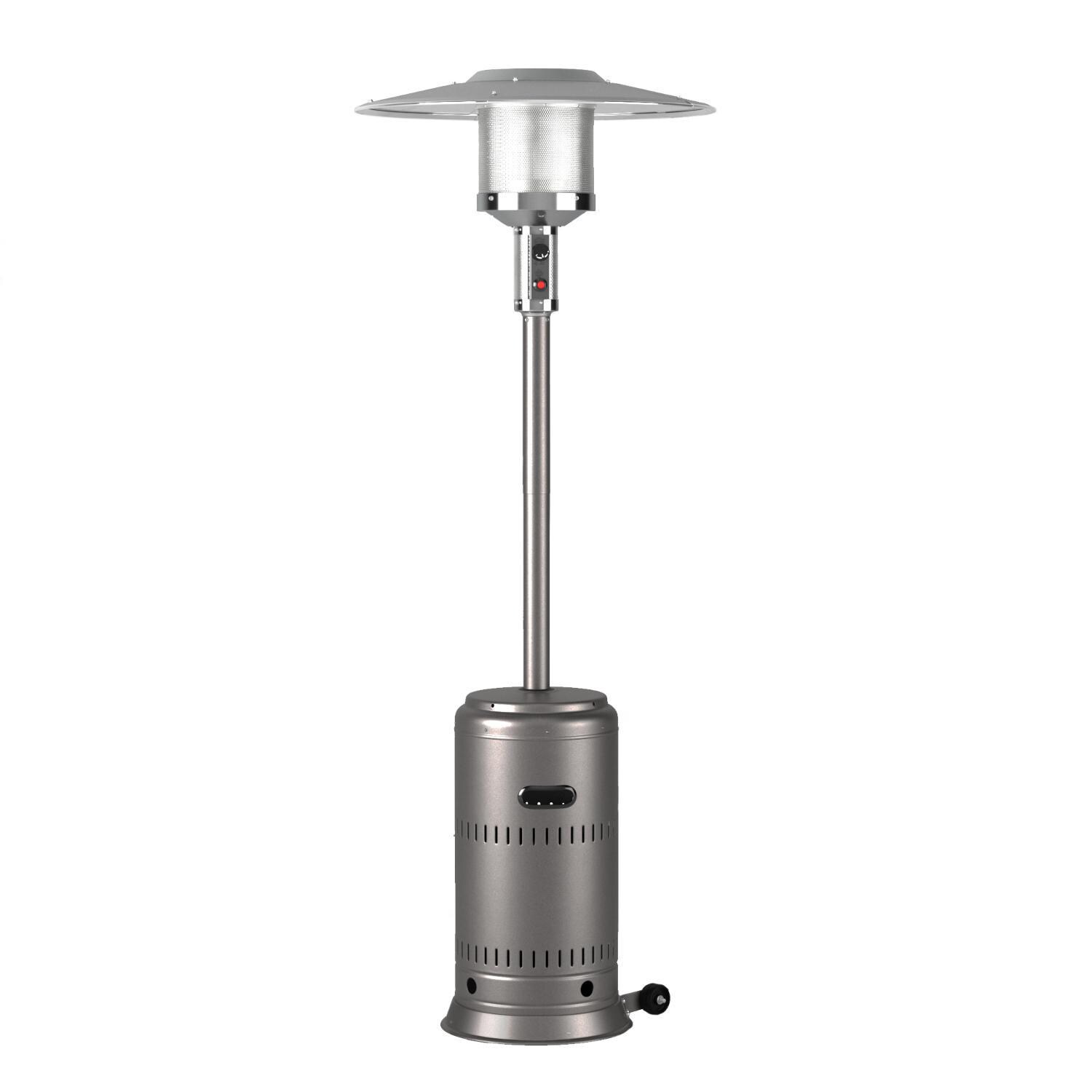 Ultimate Patio Performance Series 46,000 BTU Propane Gas Patio Heater - Platinum - 63719