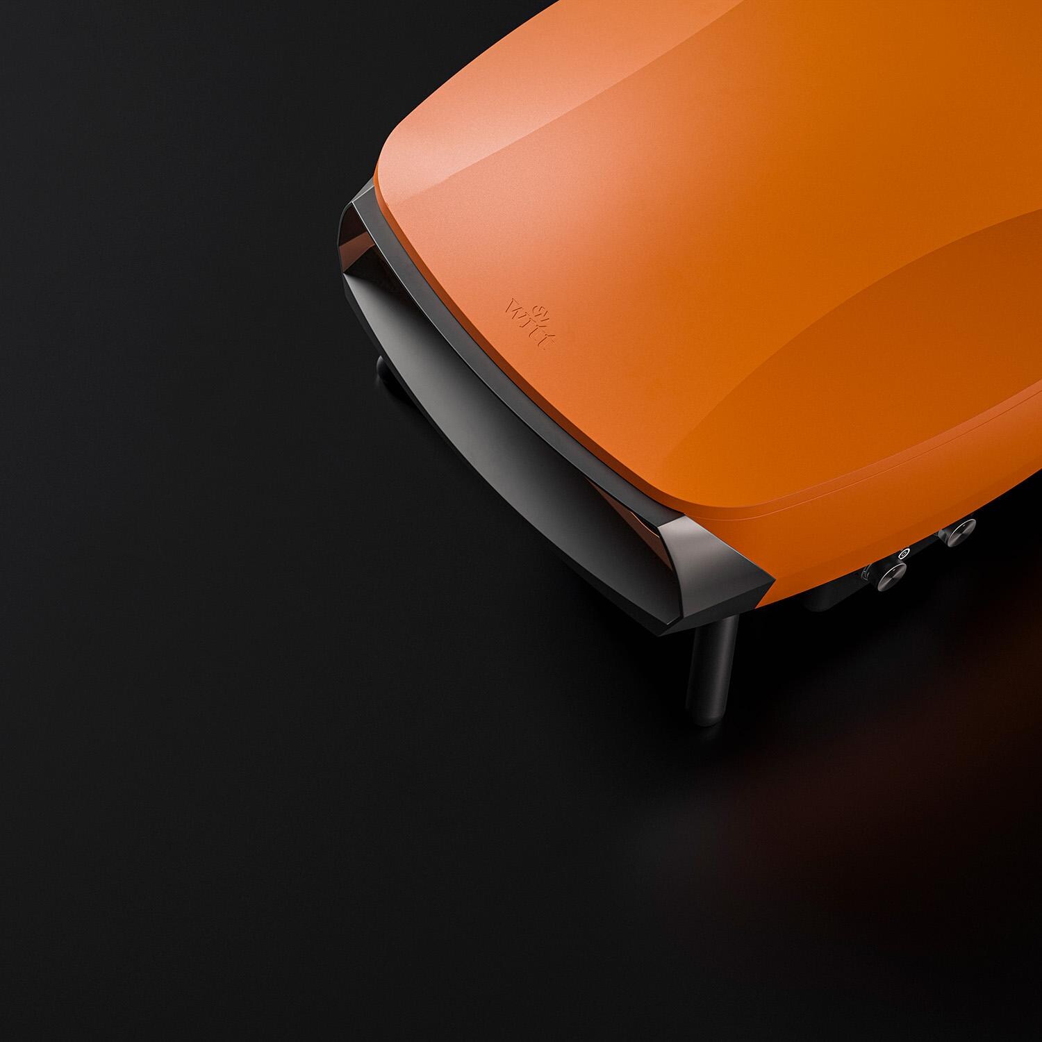 Witt 80650066 Etna Rotante Propane Pizza Oven - Matte Orange -  Top - White Background thumbnail