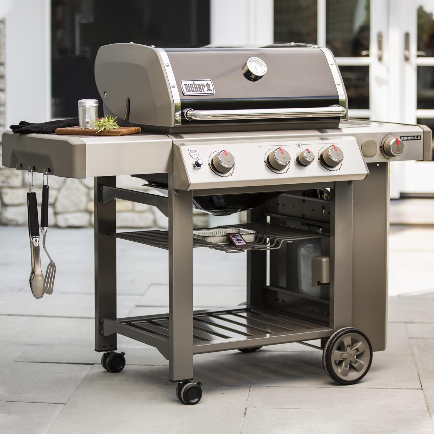 Weber Genesis II 61012001 (2019) E-330 Propane Gas Grill - Black - Lifestyle View thumbnail