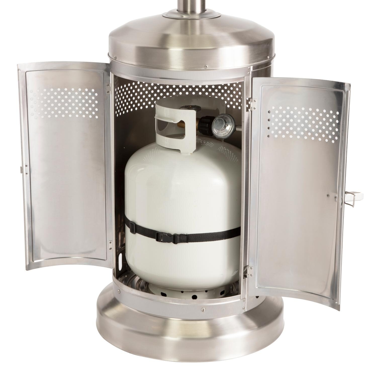 Cuisinart COH-300 47,000 BTU Propane Gas Patio Heater - Stainless Steel - Propane Tank Holder With Propane Tank (Not Included) thumbnail