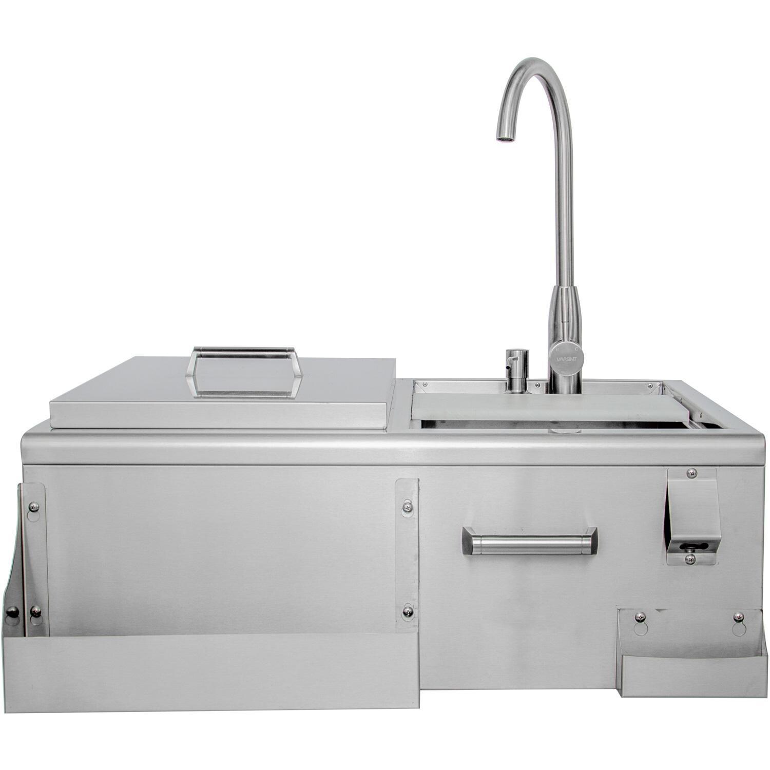 Blaze Beverage Center With Sink & Ice Bin Cooler - BLZ-30CKT-SNK thumbnail