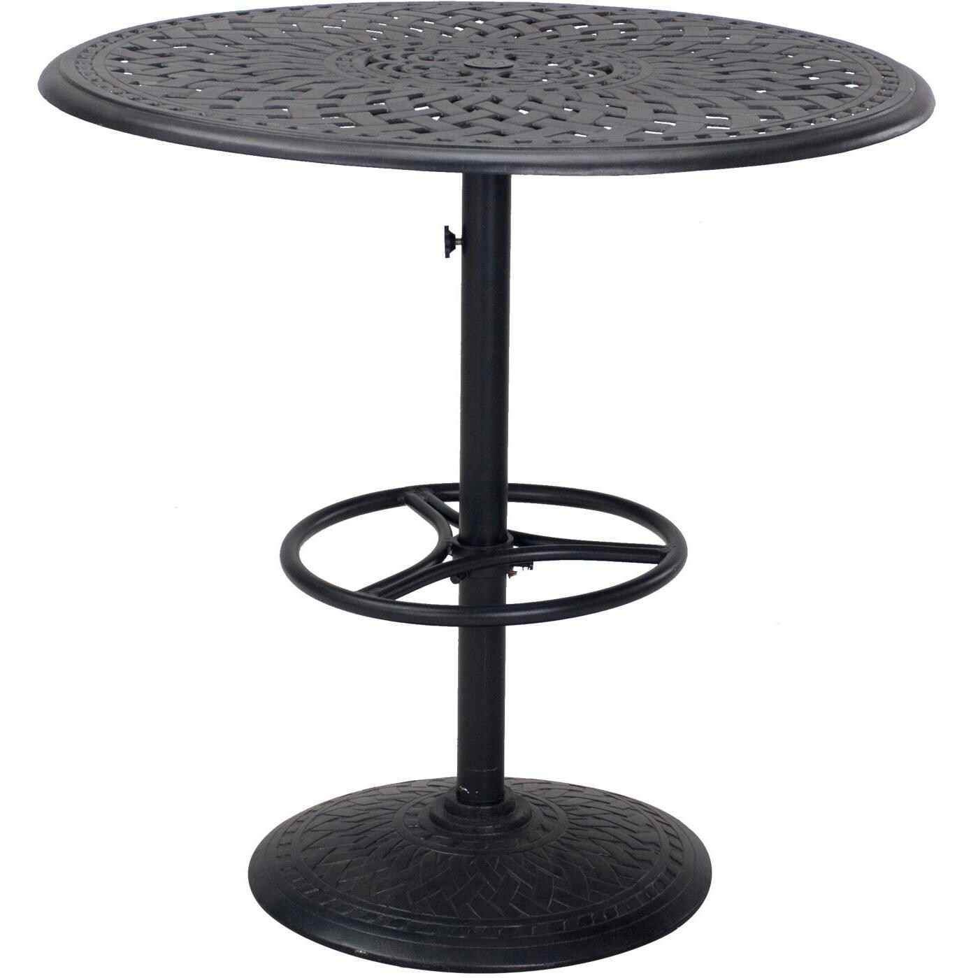 Darlee Santa Barbara 5 Piece Cast Aluminum Patio Bar Set W/ 42 Inch Round Table - Bar Table thumbnail