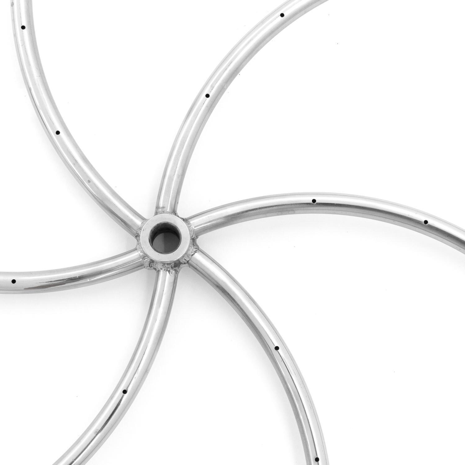 Firenado 36-Inch Spiral Ring Burner - Stainless Steel - Burner Detail thumbnail