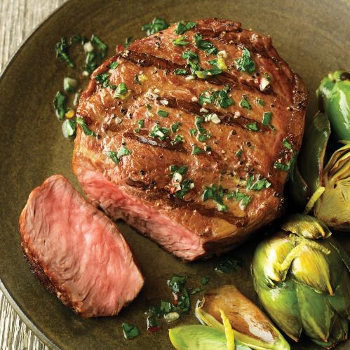 Premium Angus Beef 6 (8oz) Top Sirloins By Chicago Steak Company