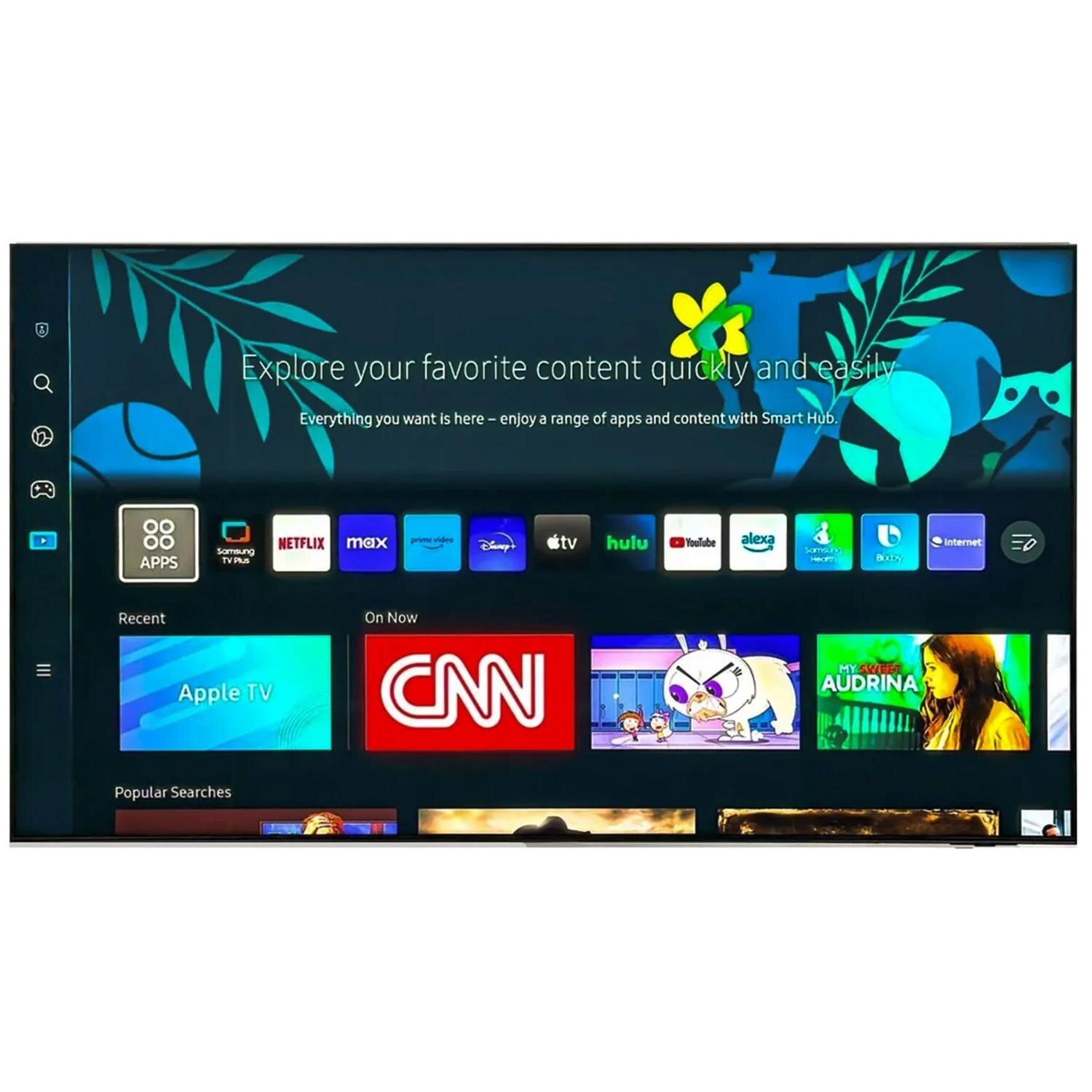 Titan BQG-S300-QLED-085-010 S300 Series 85 Inch Full Sun 4K QLED Smart Outdoor TV W/ Built-In Alexa - Apps - White Background thumbnail
