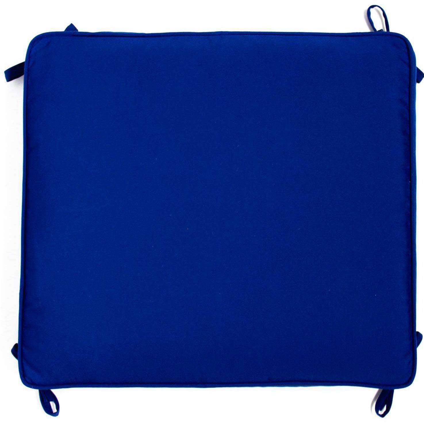 Large Replacement Ottoman Cushion With Piping - Top View thumbnail