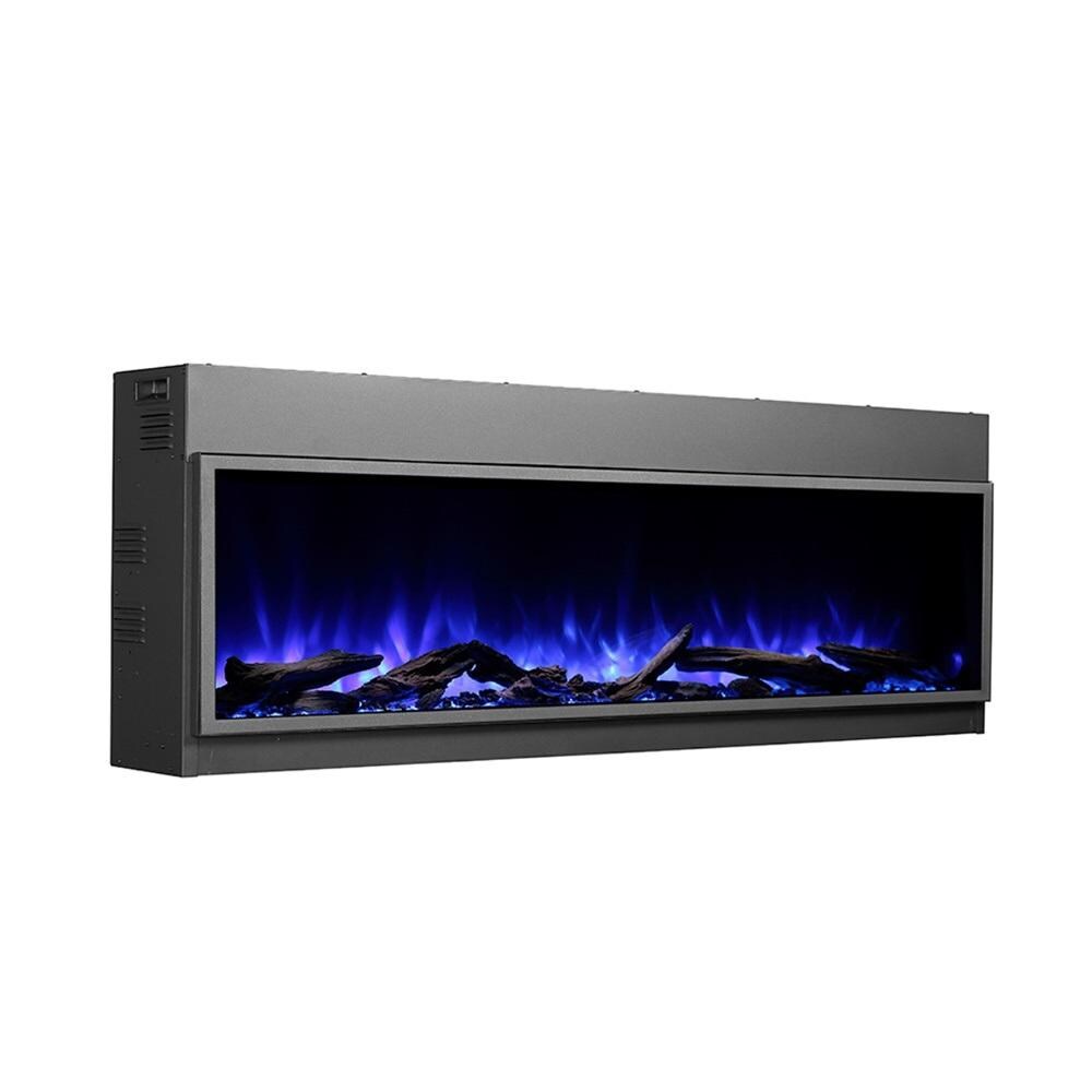 Dynasty DY-BEF80 Harmony Series 80-Inch Built-In Electric Fireplace - Full View thumbnail
