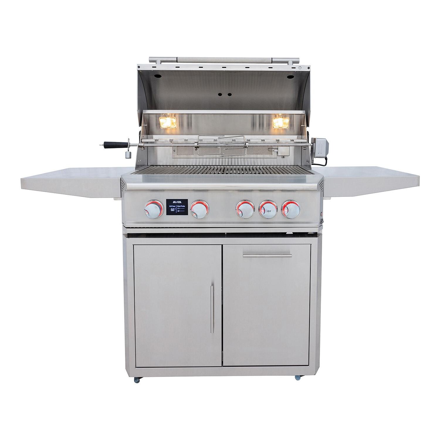 Blaze BLZ-4LTEPRO-NG Freestanding Natural Gas Grill - White Background thumbnail