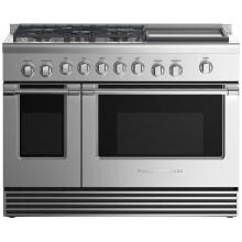 Fisher Paykel Professional (Formerly DCS) 48-Inch 5-Burner Natural Gas Range With Griddle - RGV2-485GDN N image