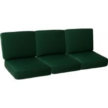 Sunbrella Canvas Forest Green 6 Piece Medium Outdoor Replacement Sofa Cushion Set W/ Piping By BBQGuys