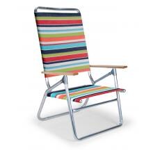 Light N Easy High Boy Folding Aluminum Beach Chair By Telescope Casual - Isla image