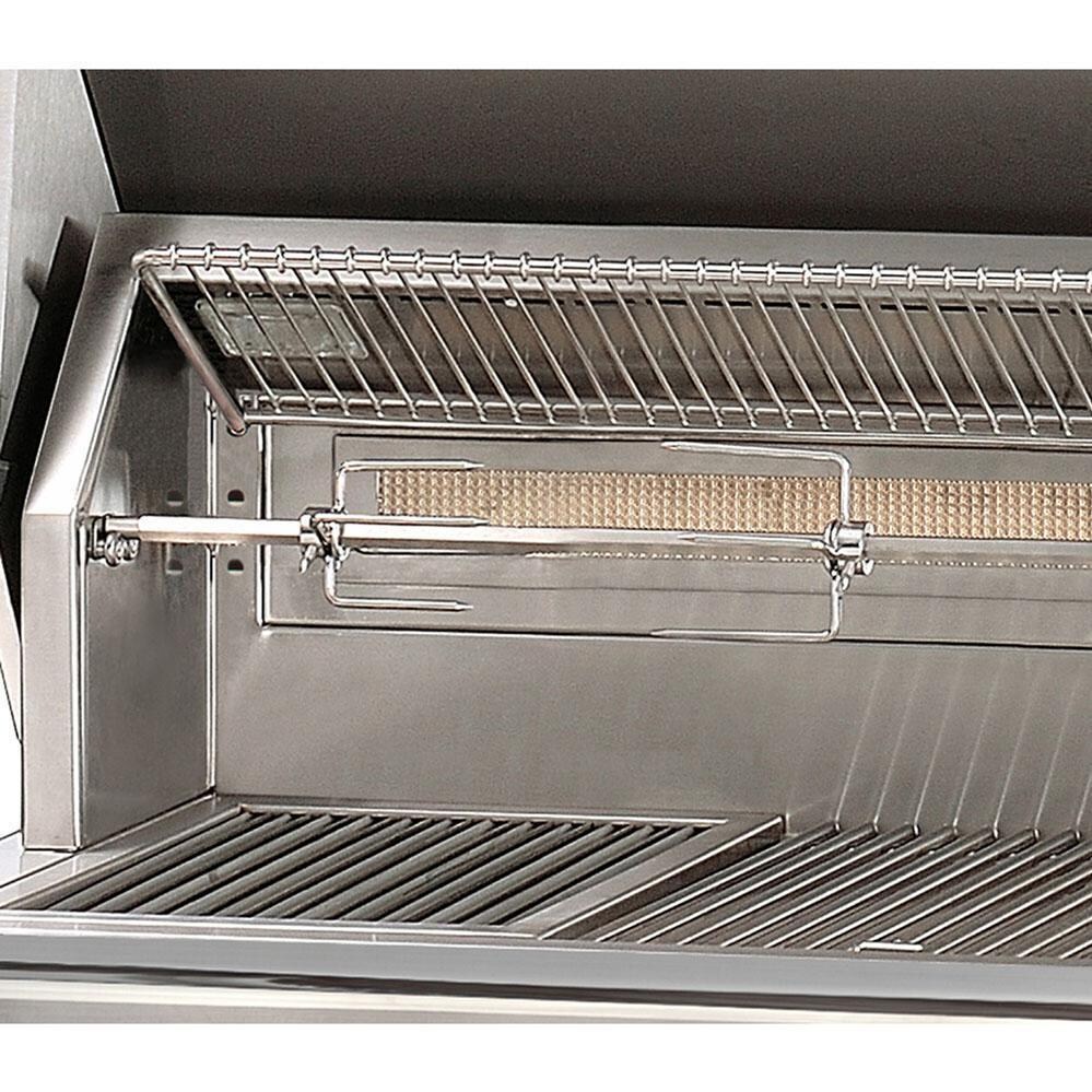 Alfresco Grills ALXE-42-NG-S3027 Alfresco ALXE 42-Inch Built-In Natural Gas Grill With Rotisserie in Raspberry Red - Rotisserie - Detail