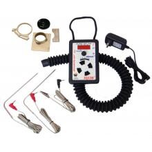 PitmasterIQ IQ130 Bluetooth Dual Probe BBQ Temperature Regulator Kit W/ Small Adjustable Kamado Pit Adapter For Big Green Egg (Small, Mini), Char-Griller Akorn, Kamado Joe Jr., & Many Other Small Kamado Smokers image
