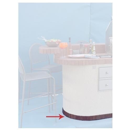 Tile Border At Base Of Island For BBQ Guys Islands BBQGuys