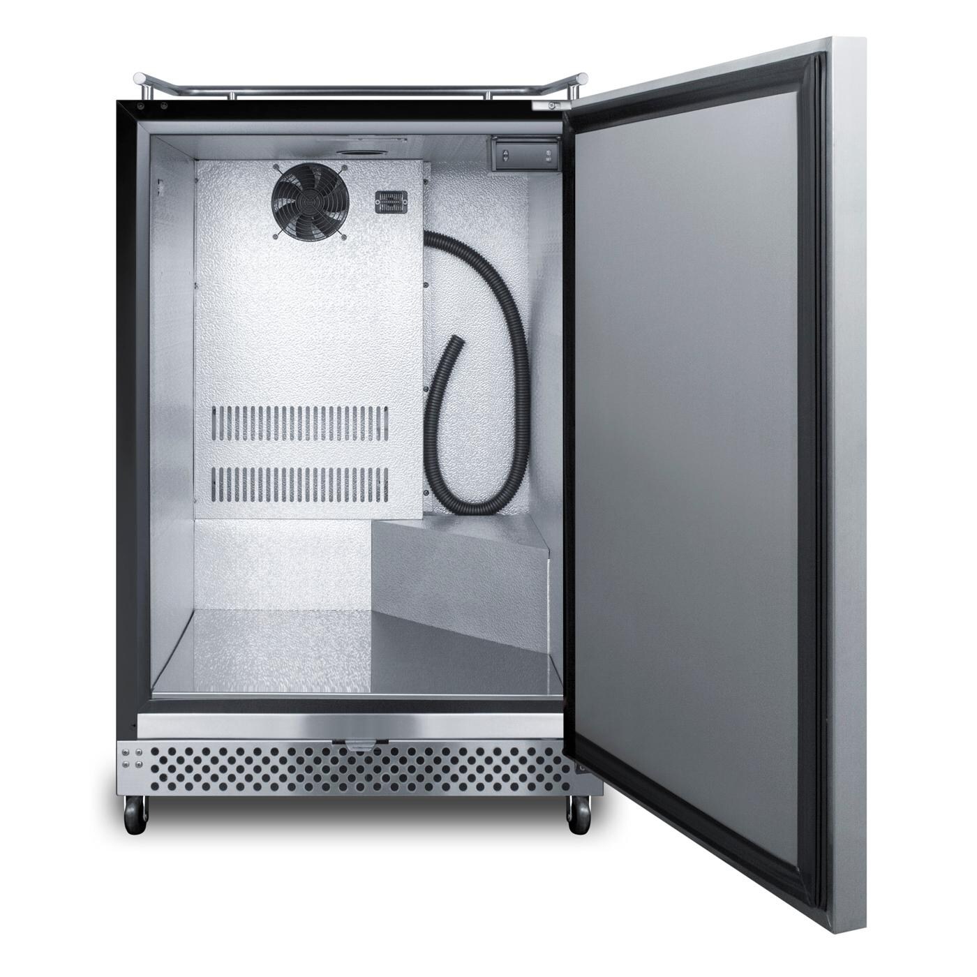 Summit SBC696OSNK Commercial Outdoor Rated DIY Tap Beer Dispenser / Kegerator - Open thumbnail