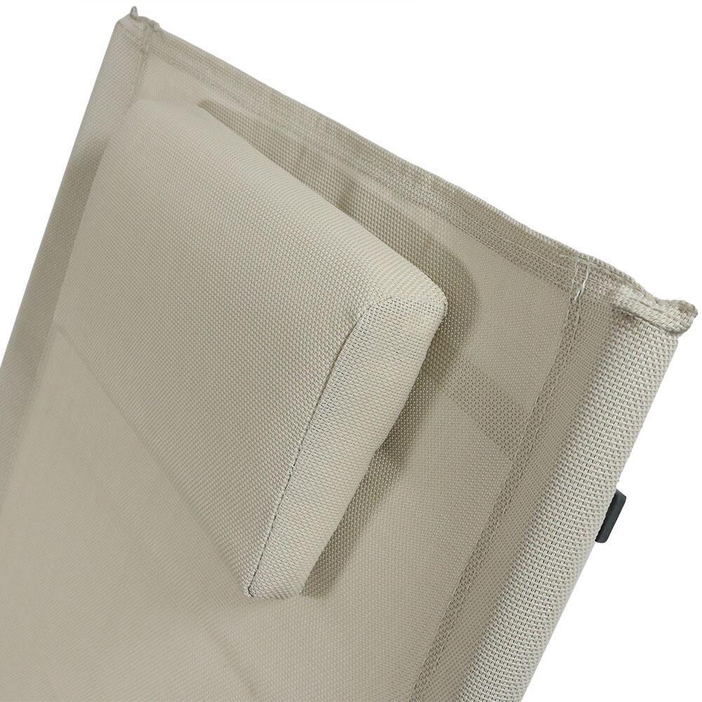 Ultimate Patio Rocking Wave Lounger W/ Pillow - Headrest - Detail thumbnail