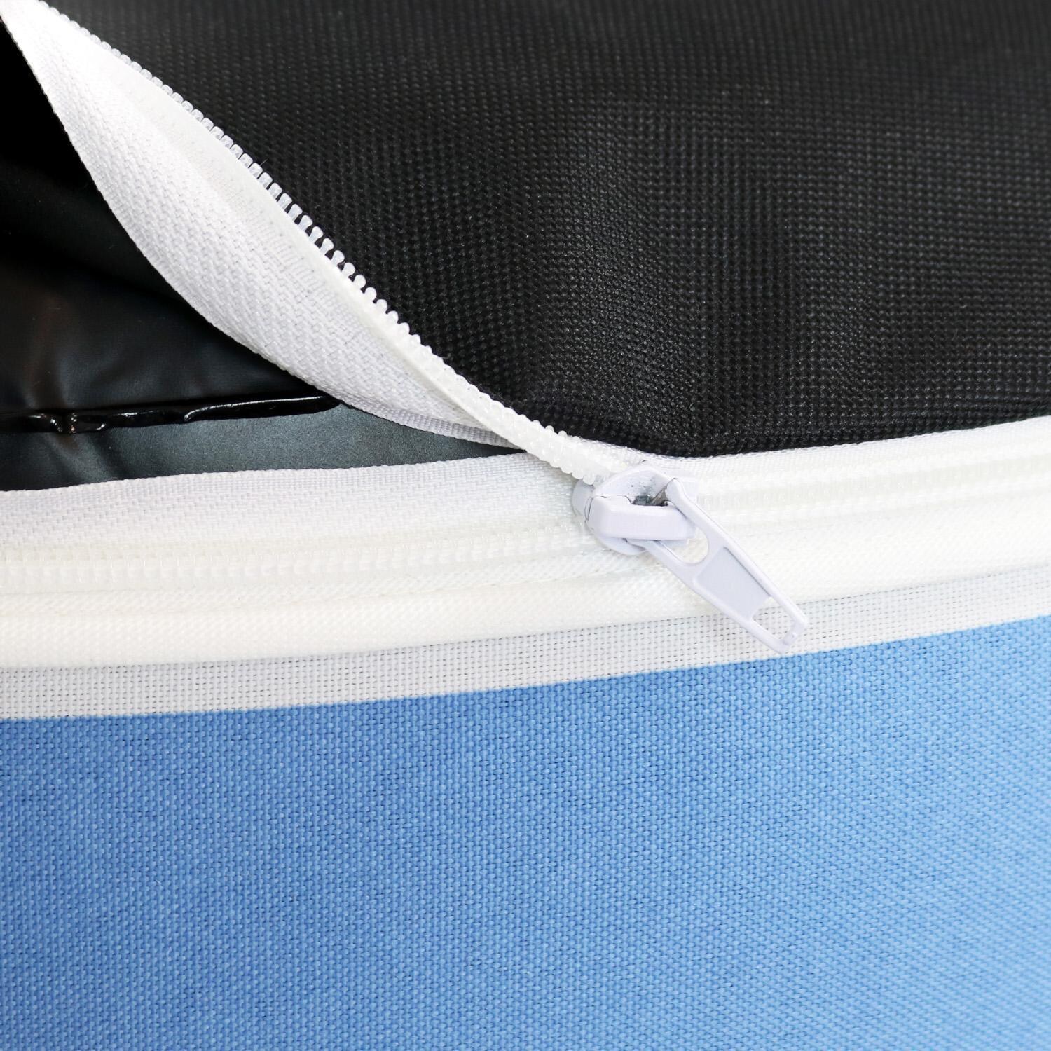 Ultimate Patio Inflatable Indoor/Outdoor Ottoman - Zipper - Detail thumbnail