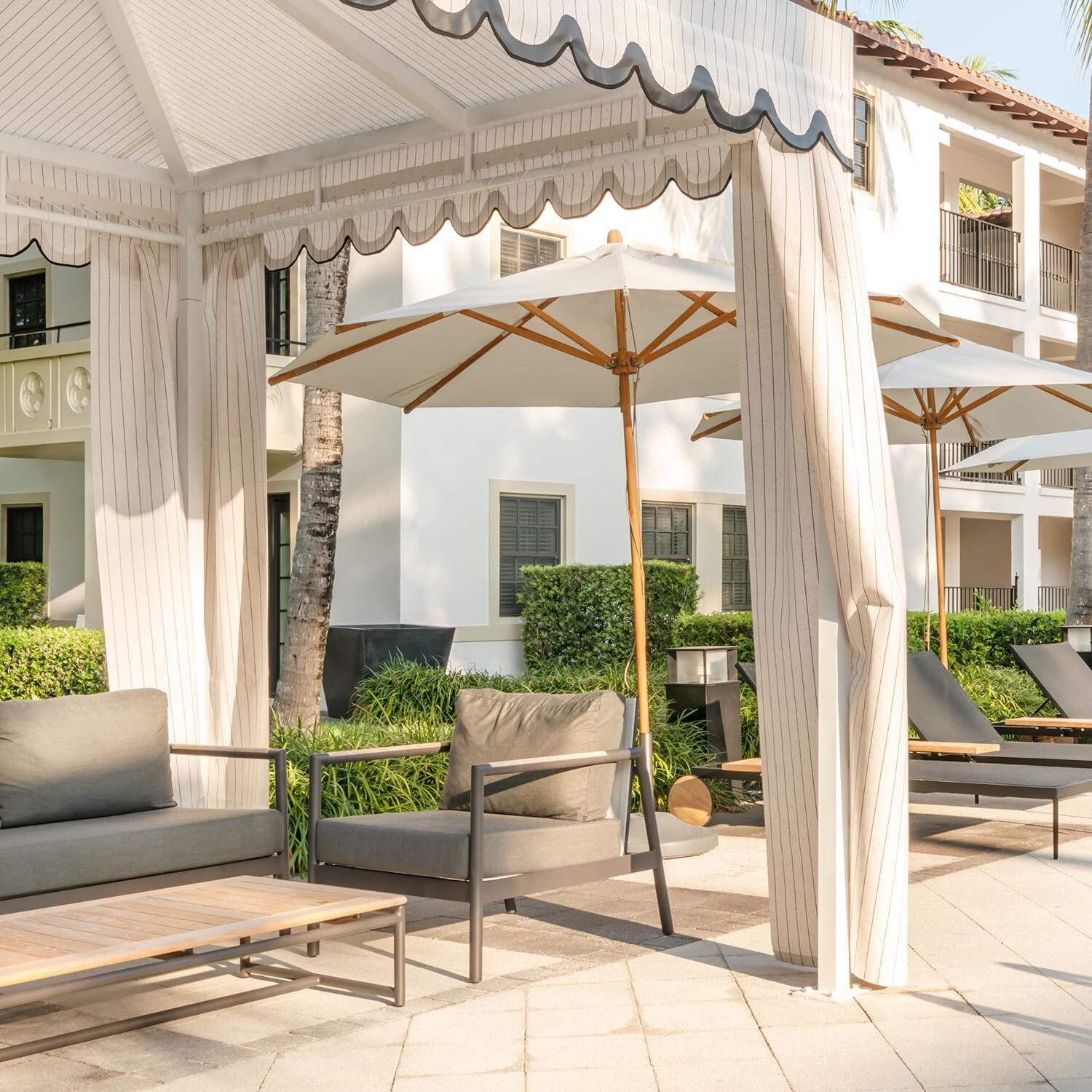 Teak + Table Paros Club Chair in Sand - Cabana - Lifestyle thumbnail