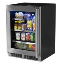 Marvel Professional 24-Inch Left Hinge Beverage Center With Drawer - Stainless Steel - MP24BRG4LS