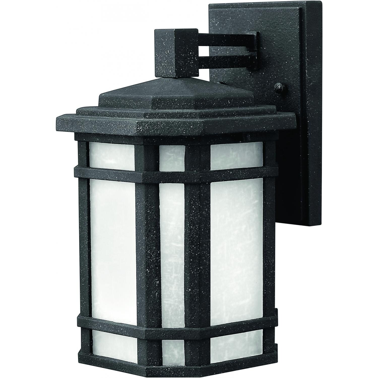 Hinkley Lighting Cherry Creek One Light 11-Inch Outdoor Wall Light - Vintage Black - 1270VK