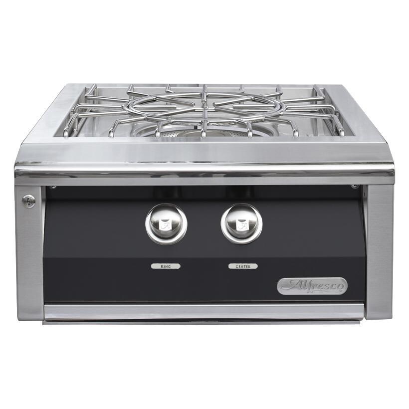 Alfresco Grills AXEVP-NG-S9005 Alfresco 24-Inch Natural Gas Versa Power Cooking System in Jet Black Gloss thumbnail