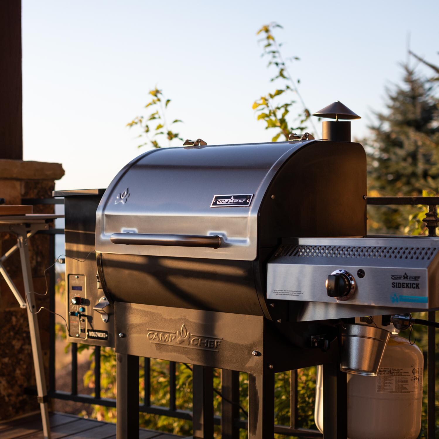 Camp Chef PG24SGWWSK Woodwind SG Pellet Grill With Propane Sidekick - Lifestyle thumbnail