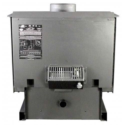 US Stove 2000 EPA Certified Wood Burning Stove - Back View thumbnail