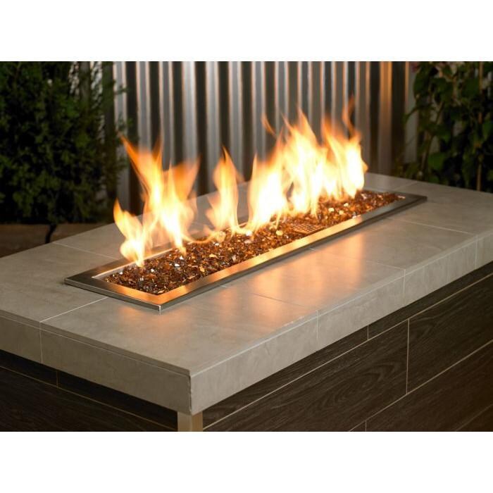 BBQGuys Signature AFF-COPRF-10-J 1/4-in Copper Reflective Fire Glass - Lifestyle thumbnail