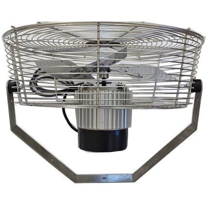 Mist Works 18-Inch Stainless Steel Outdoor Fan - Top View thumbnail