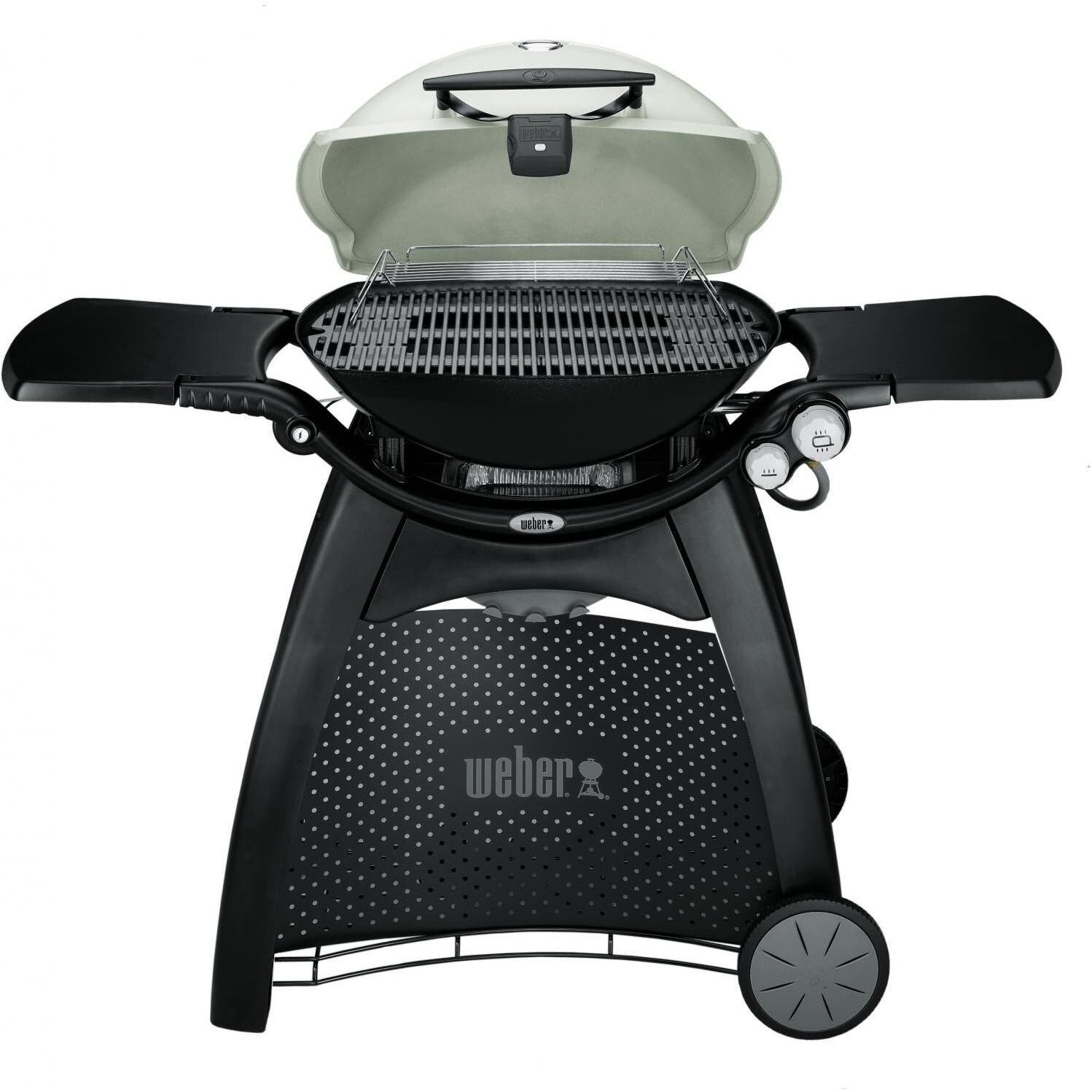 Weber Q 3200 Propane Gas Grill On Cart - Open View thumbnail