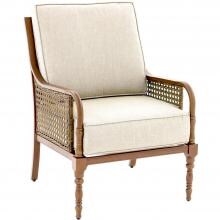 Arabella Aluminum Patio Club Chair W/ Sunbrella Cast Ash Cushions By Lakeview Outdoor Designs image