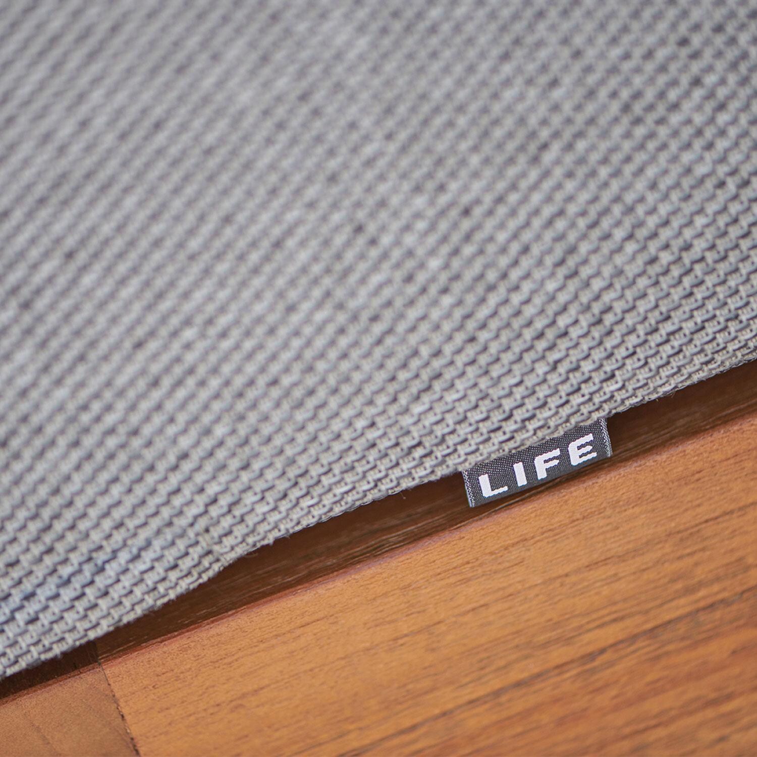 Fitz Roy 3 Person Aluminum/Teak Deep Seating Open Sofa in Lava By KETTLER - Cushion - Detail thumbnail