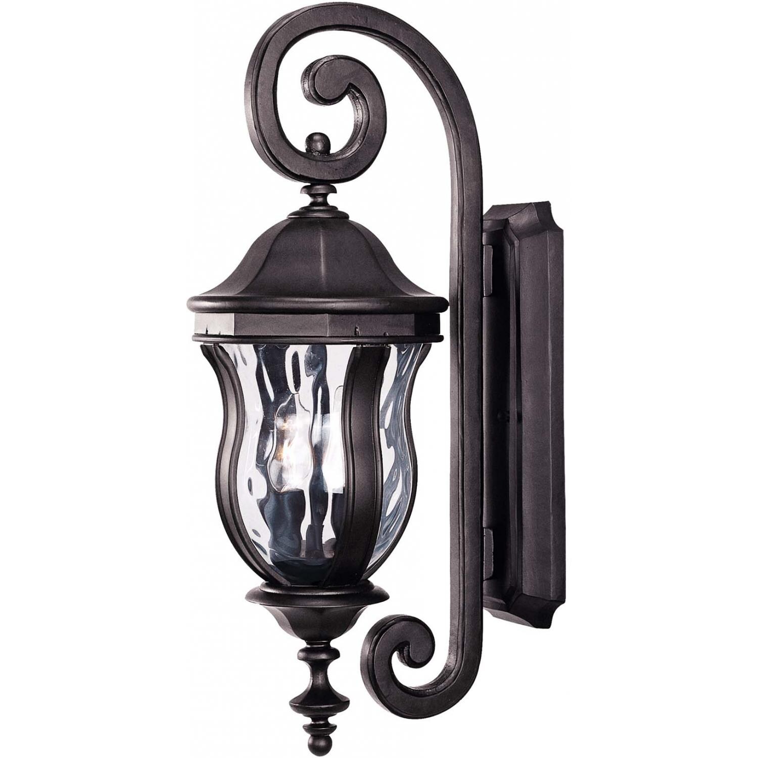 Savoy House Monticello Two Light 22-Inch Wall Mount Lantern - Black - KP-5-305-BK thumbnail