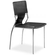 Zuo Modern Trafico Side Chair Black (Set Of 4 Chairs) 404131 image