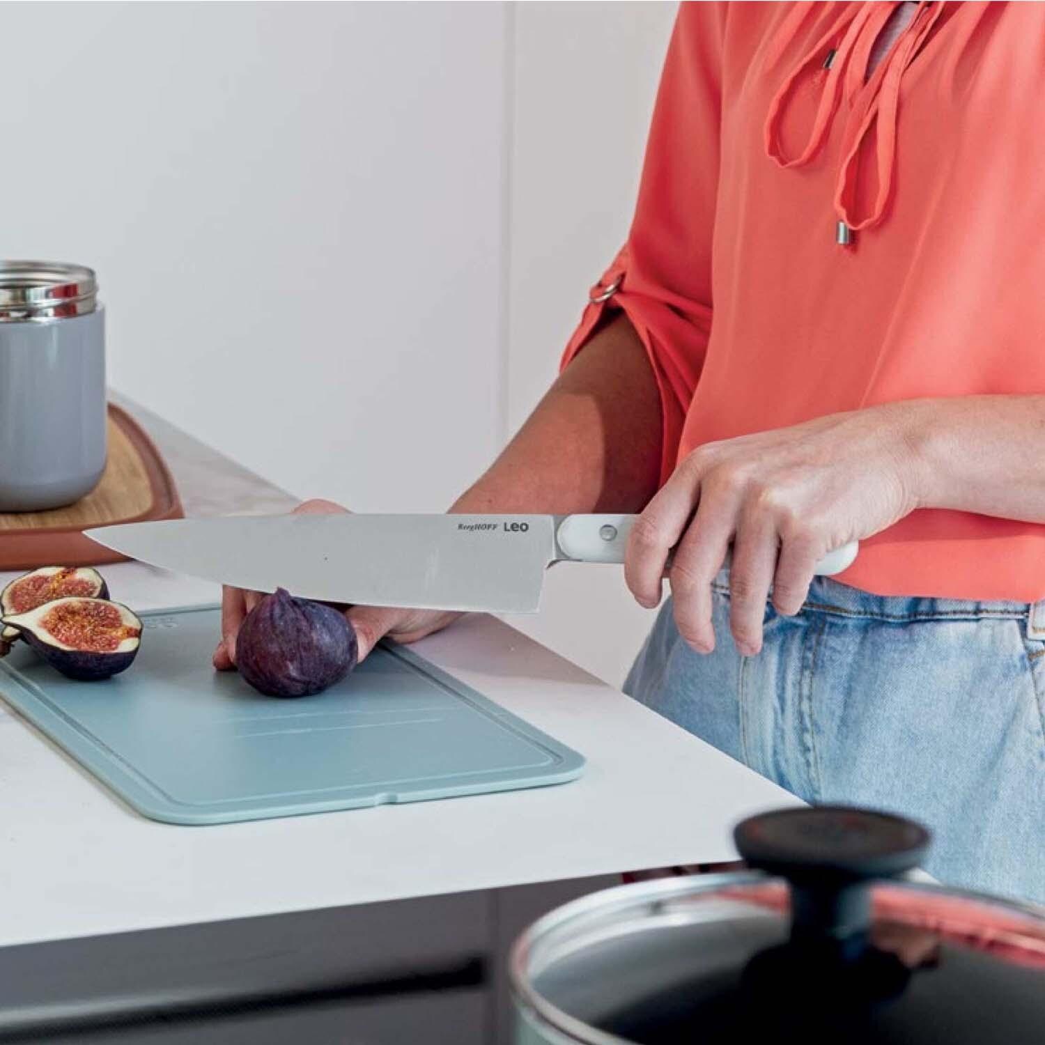 BergHOFF Leo Glints 3 Pc Stainless Steel Cutlery Set - Spirit - Slicing Pomegranate - Lifestyle thumbnail