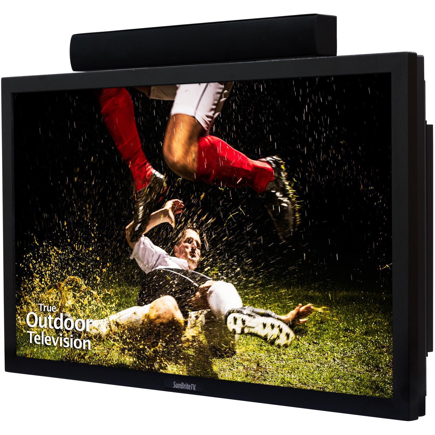 SunBriteTV Pro-Series 42-Inch 1080p LED Outdoor HDTV - Black - Angled View thumbnail