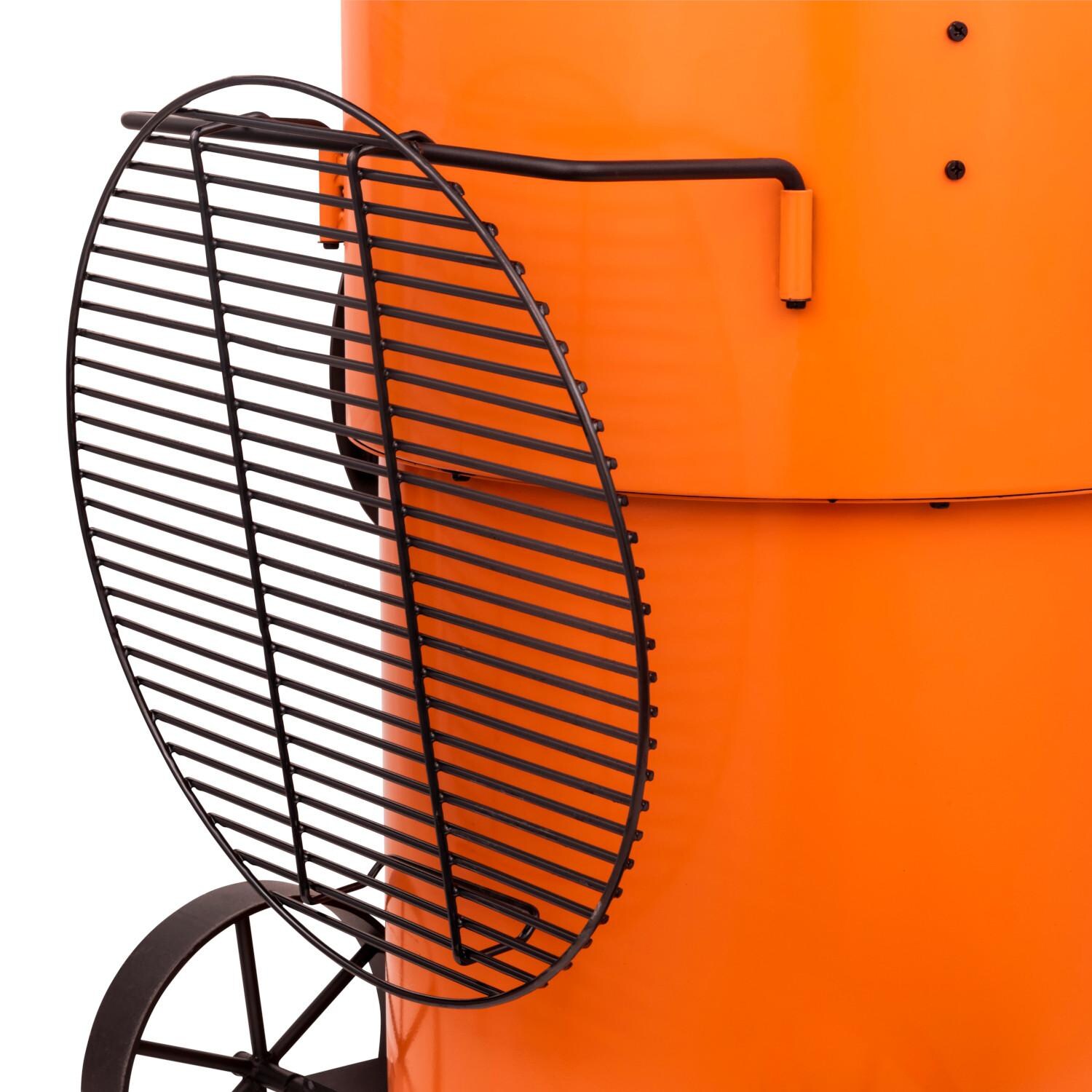 Oklahoma Joe's 19202100 Bronco Pro Drum Smoker - Grate Hung on Handle thumbnail