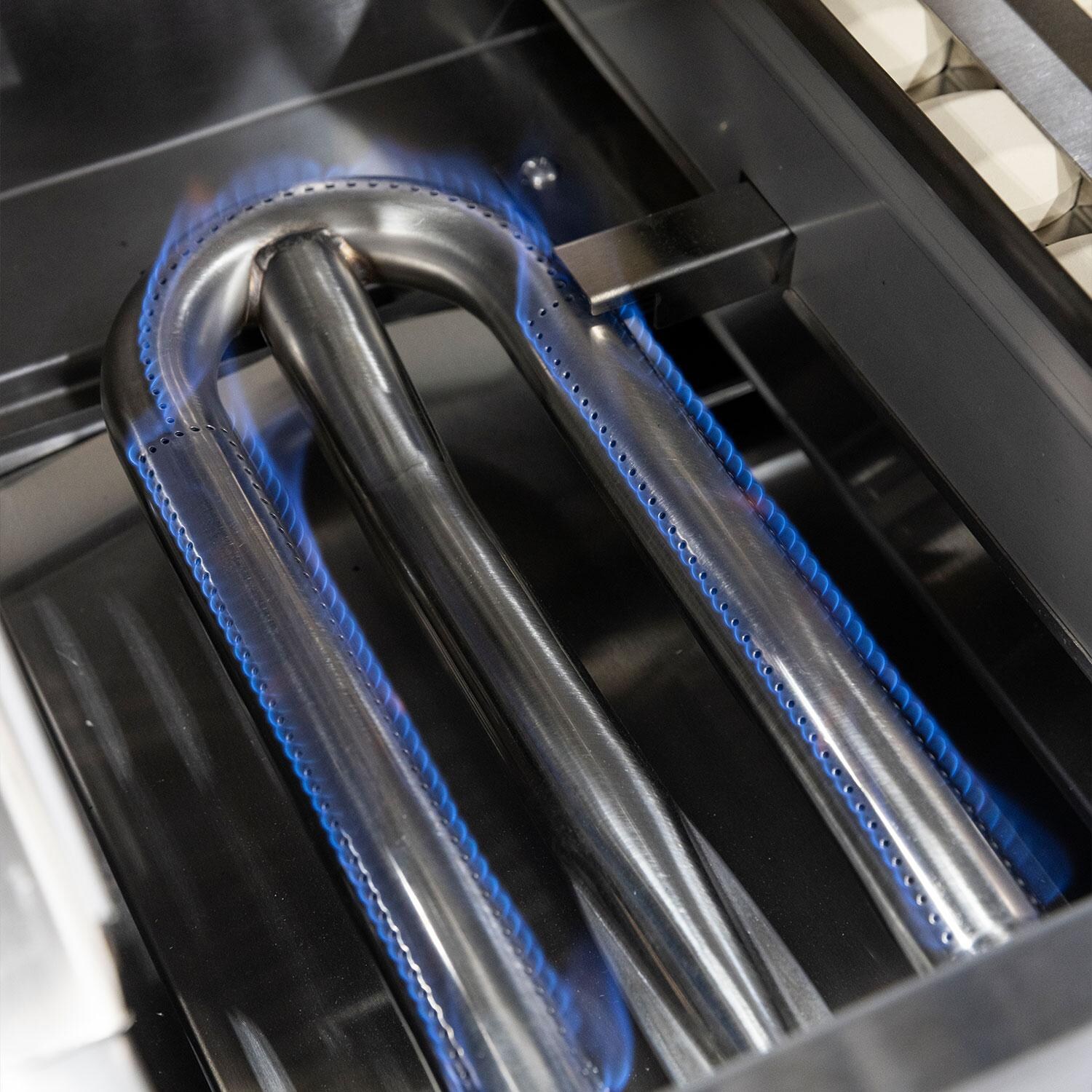 Summerset TRLPRO32L TRL Pro 32-in 3 Burner Built-In Propane Gas Grill w/ Rear Infrared Burner & Rotisserie Kit - Rear Infrared Burners - Detail thumbnail