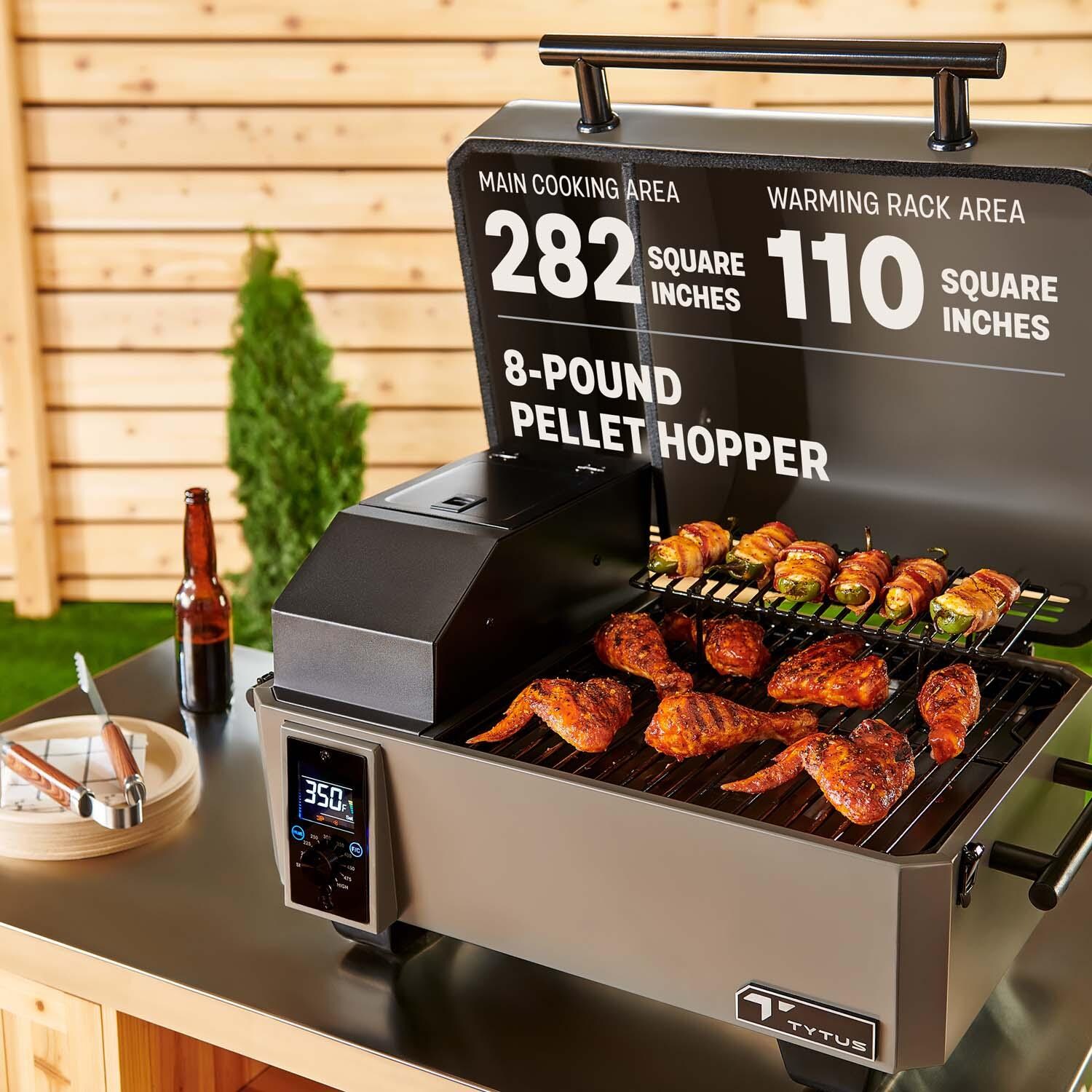 TYTUS TDT-GHS-SMOK Emberwood Pellet Smoker - Total Capacity - Detail thumbnail