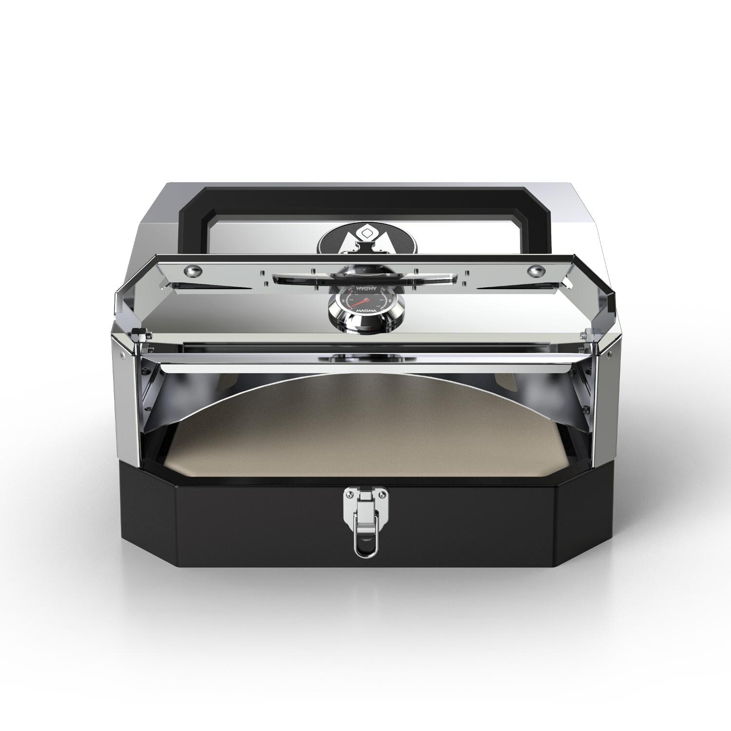 Magma CO10-105-M Crossover Marine Pizza Oven Topper - Open thumbnail