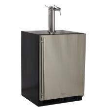 Marvel 24-Inch 5.7 Cu. Ft. Right Hinge Built-in Twin Tap Wine Dispenser - Stainless Steel - ML24BNS2RS