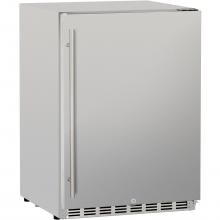 Summerset 24-Inch 5.3 Cu. Ft. Deluxe Right Hinge Outdoor Rated Compact Refrigerator - SSRFR-24D image
