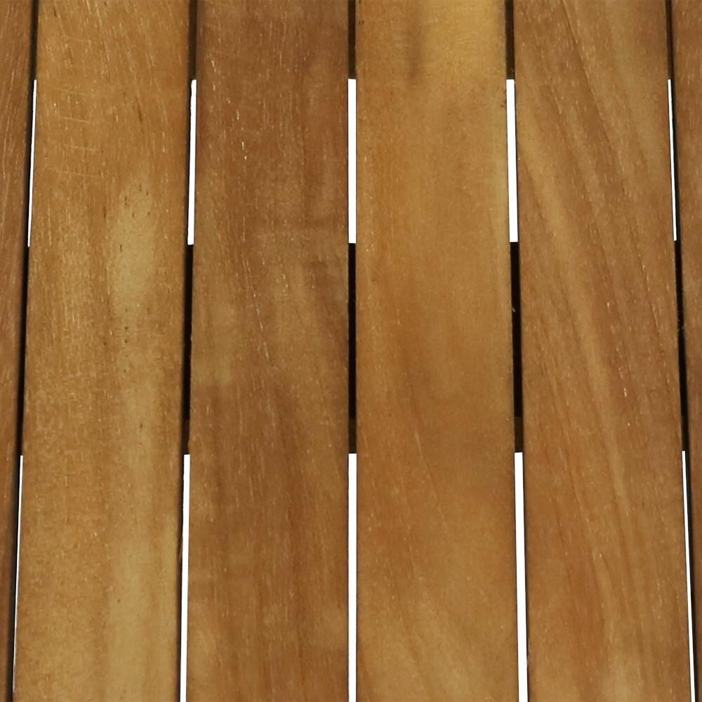 Ultimate Patio Small Wooden Folding Table - Slat Detail thumbnail