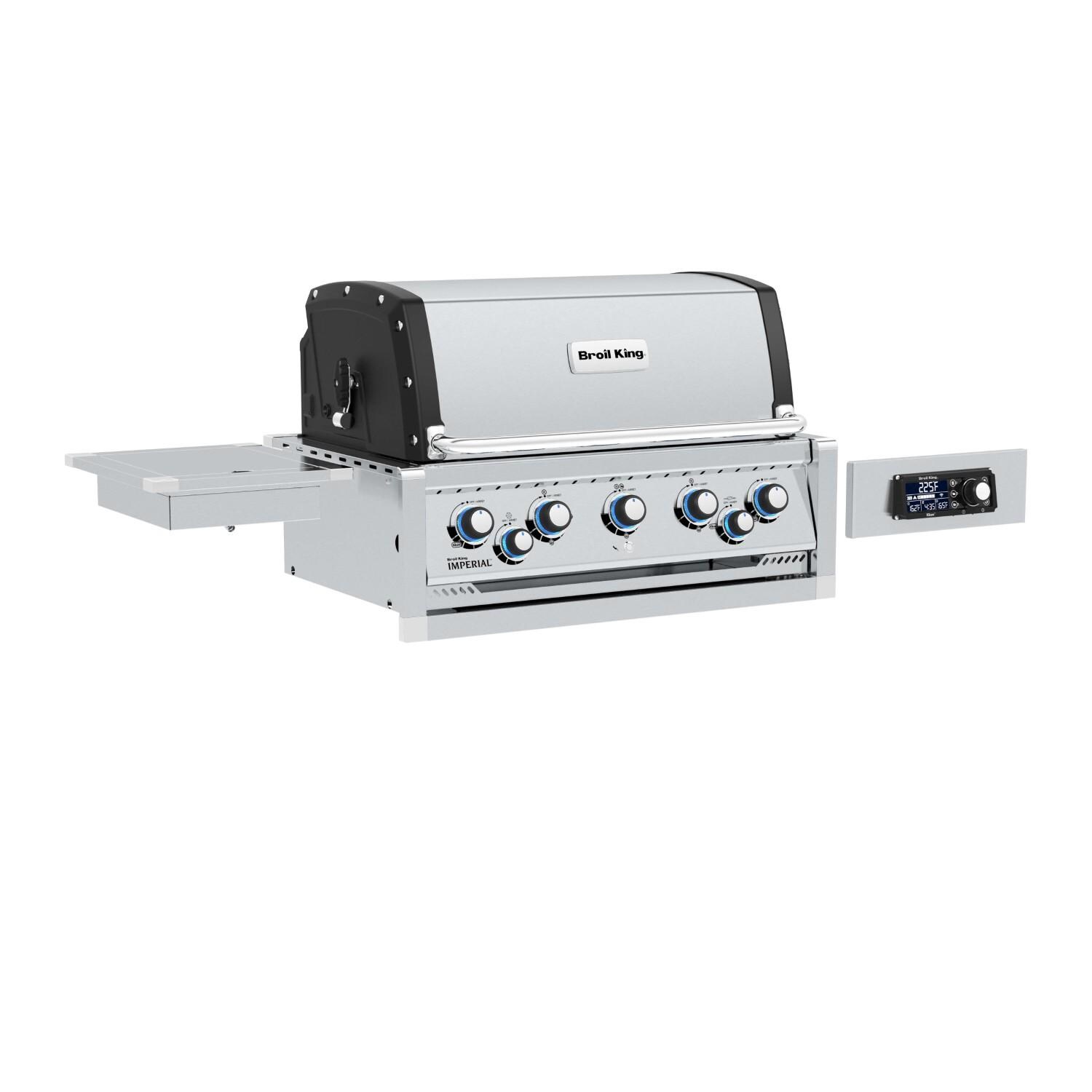 Broil King 698787 Imperial QS 590 Built-In Natural Gas Grill - Angled - White Background thumbnail