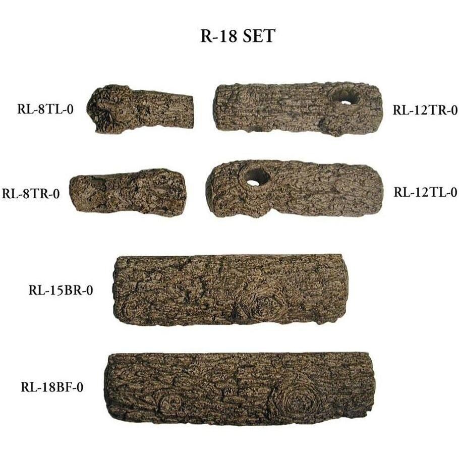 Peterson Real Fyre Golden Oak Log Breakdown thumbnail